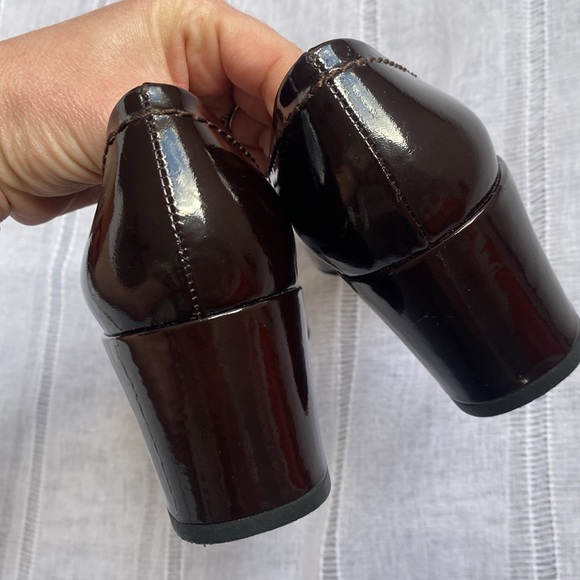 Ditto by Vaneli chocolate brown pumps block heels. - Picture 7 of 12